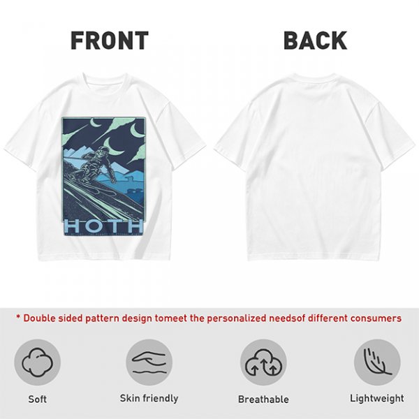 Hoth Skiing Graphic Tee for Winter Sports Fans