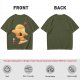 Anime Straw Hat Silhouette Graphic T-Shirt
