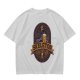Olive green t-shirt with Skeletor Evil Ale beer graphic
