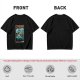 Olive T-Shirt with Stranger Hobbs Upside Down Comic Print