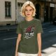 Olive green graphic t-shirt with 'It's not you It's me' print