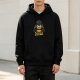 Black hoodie with Garfield Darth Vader 'Come to the Dark Side We Have Lasagna' print