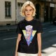 Olive T-Shirt with Steve Harrington Scoops Ahoy Ice Cream Graphic