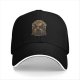 Black Baseball Cap With Mystical Praying Figure Art Print