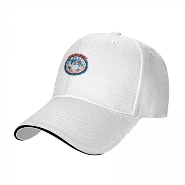 Black baseball cap with Bumble's shaved ice yeti graphic