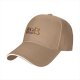 Black Baseball Cap With Cute Three Dogs Embroidery