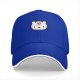 Black Baseball Cap With Pentagram Cat Graphic Design