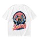 Olive t-shirt with Skeletor 'Feeling Good Today I Might Choose To Destroy The Universe' print
