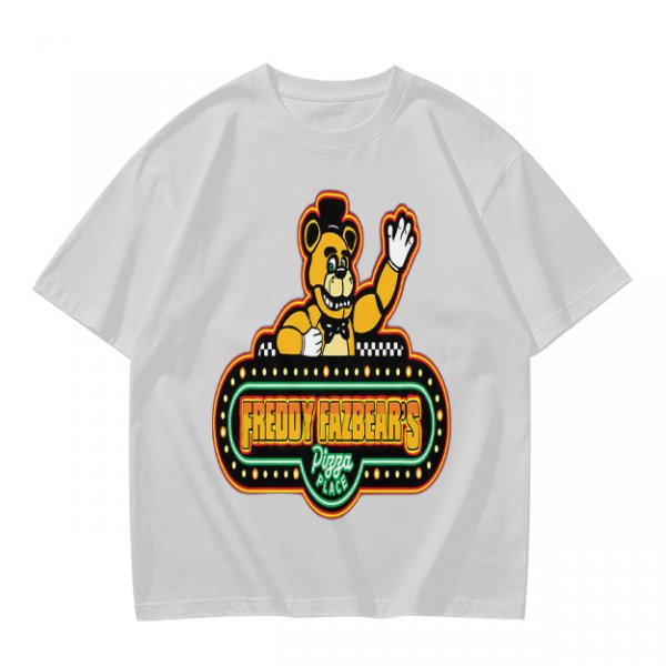Freddy Fazbear's Pizza Place Graphic Olive T-Shirt