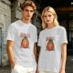 Olive T-Shirt with Flaming Devil Fruit Graphic Print