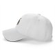 Black baseball cap with Stay Gold graphic print featuring four characters