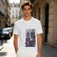 Olive T-Shirt with Papa's Tiki Paradise Skull Graphic
