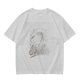 Oversized Olive Green Graphic Print Short Sleeve T-Shirt
