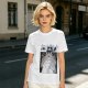 Olive green graphic tee with Totoro forest spirit print