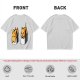 Olive T-shirt with cute sushi cat graphic print