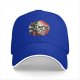 Black Baseball Cap With Distressed Horror Monster Face Graphic