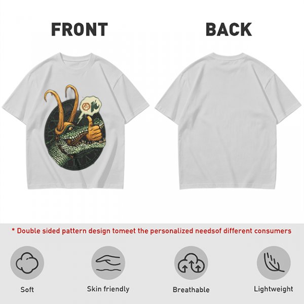 Alligator Loki Thumbs Up Graphic Tee