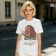 Olive T-Shirt With Funny Hamlet Ham And Skull Graphic Print