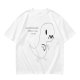 Olive T-Shirt With Cute Running Ghost Dinosaur Graphic Print