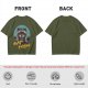 Olive Raccoon Eat Trash Graphic T-Shirt