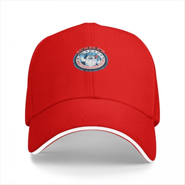 Black baseball cap with Bumble's shaved ice yeti graphic