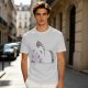 Olive Green T-Shirt With Crying Chubby Unicorn Rainbow Print
