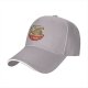 Black Baseball Cap With Ramen Bowl Graphic And I'm Stuck Text