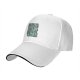 Black Baseball Cap With Blue Whimsical Character Print