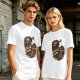 Olive T-Shirt With Grim Reaper Coffee Enjoy Your Monday Print