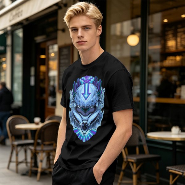 Olive T-Shirt With Avatar The Last Airbender Appa Graphic