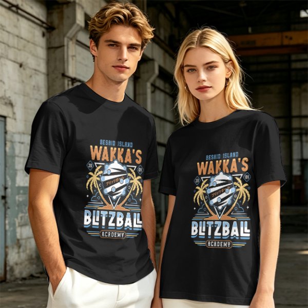 Wakka's Besaid Island Blitzball Academy Graphic T-Shirt