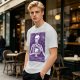 Olive T-Shirt With Skeleton Tarot Card 'The Coffee' Print