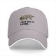 Black baseball cap with sloth graphic and 'Just Do It Later' text