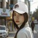 Black baseball cap with Spock graphic and 'Spock to the Wind' print