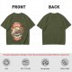 Olive Ramen Club Graphic T-Shirt with Noodle Bowl Art