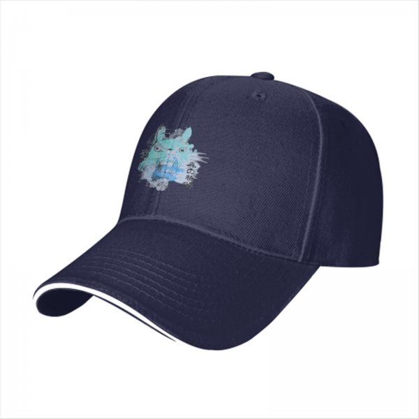 Black Baseball Cap With Watercolor Forest Spirit Art Print