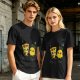 Olive T-shirt with Cute Pizza and Pineapple Cartoon Print