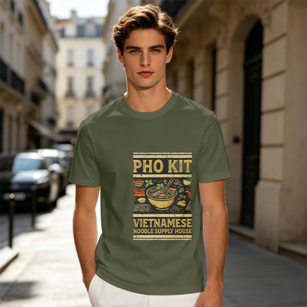 Pho Kit Vietnamese Noodle Supply House Graphic T-Shirt