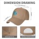 Black Baseball Cap With Blue Maneki-Neko Lucky Cat Graphic
