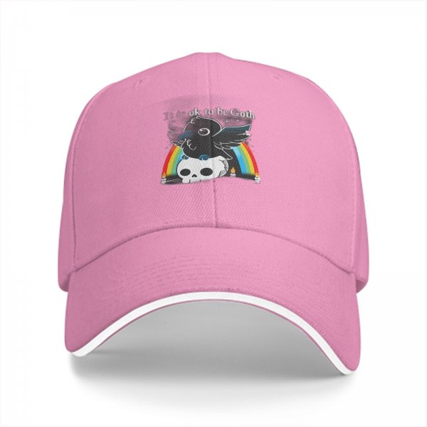 It is ok to be Goth graphic baseball cap