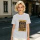Olive Graphic T-Shirt With 'Caution May Bite Before Caffeine' Angry Cat Print