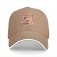 Black Baseball Cap with Relaxed Shiba Inu Summer Vibes Graphic