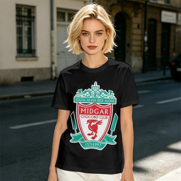 Midgar Chocobo Club You'll Never Ride Alone Graphic T-Shirt