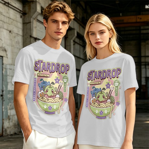 Stardrop Ramen Pelican Town Cute Graphic T-Shirt