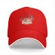 Black baseball cap with 'Keeps The A-Sad Away' graphic print