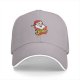 Black Baseball Cap with Santa Jingles Christmas Graphic