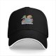 Black baseball cap with Dungeons & Dinosaurs graphic print