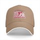 Black Baseball Cap With Support Your Local Pizza Dealer Print