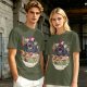 Anime Mecha Robot Ramen Bowl Graphic T-Shirt