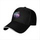 Black Baseball Cap With Galaxy Ramen Bowl Art